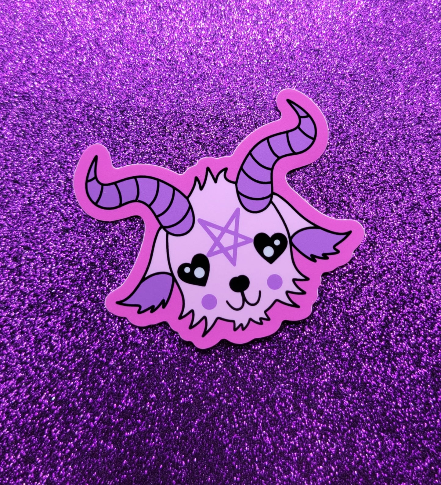 Pastel Baphomet Sticker 3"x3"
