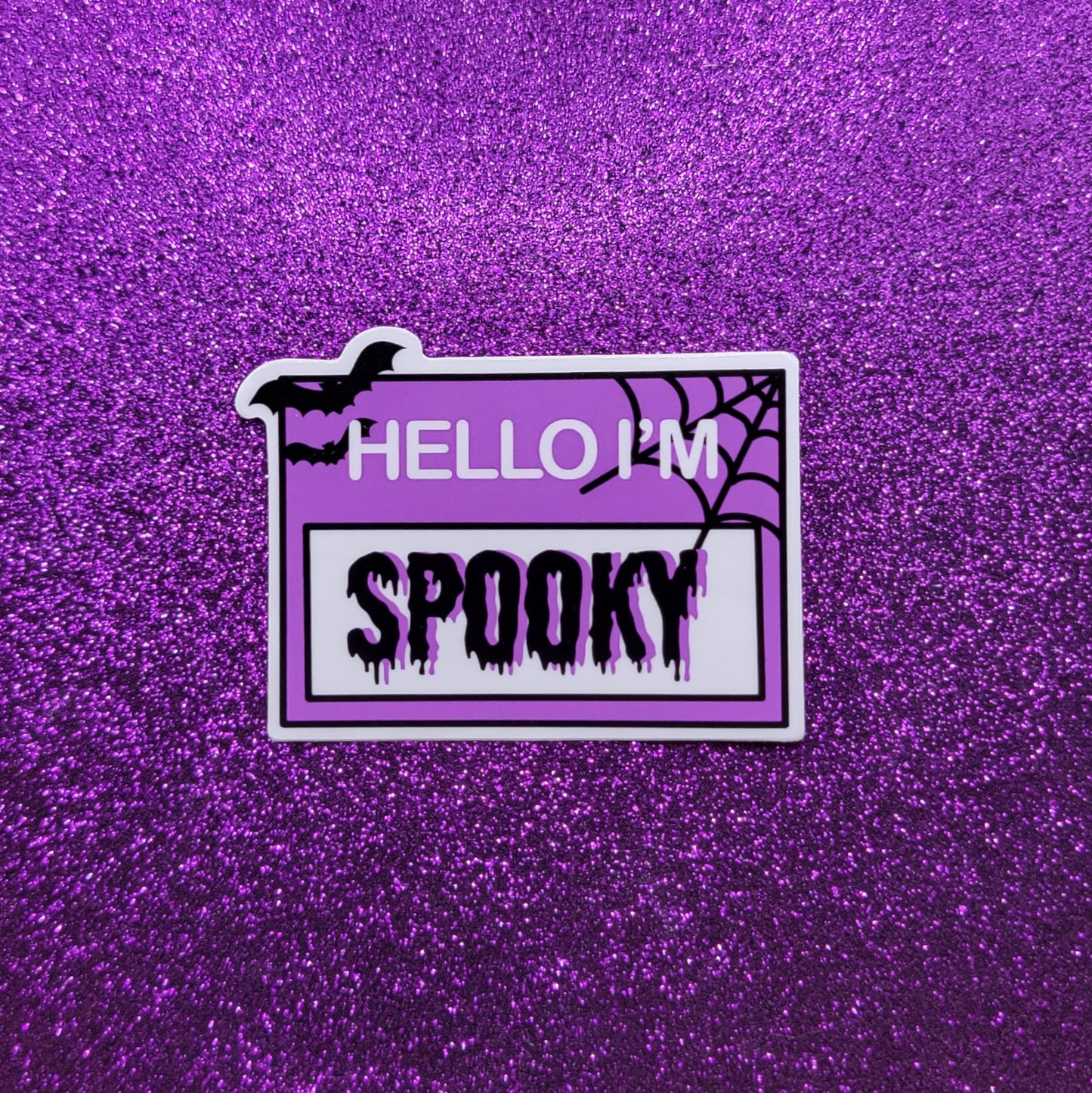 Hello I'm Spooky Sticker 2.5x3.5"
