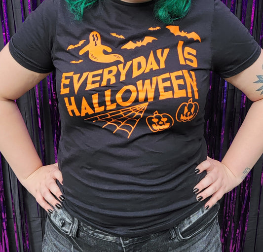 Everyday Is Halloween Black T-Shirt