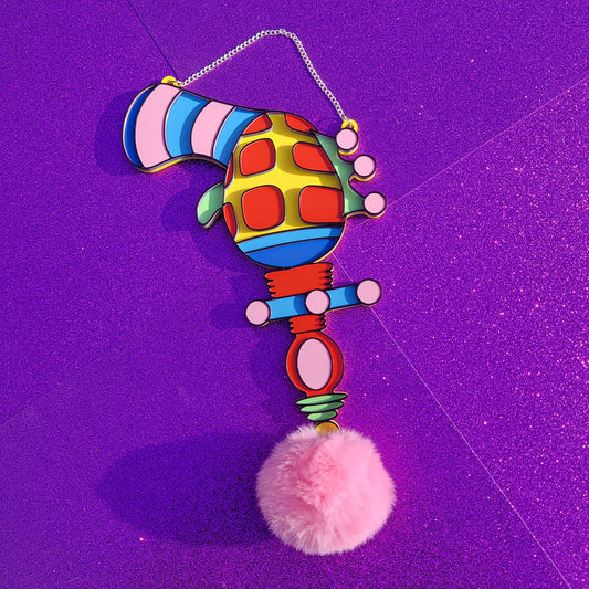 Cotton Candy Raygun Wall Hanging