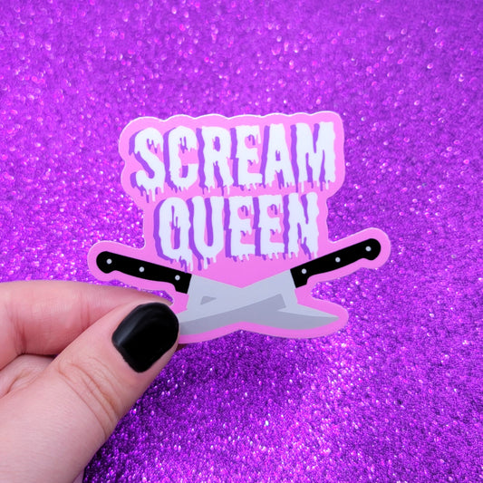 Scream Queen Pastel Sticker 2.75"x3"