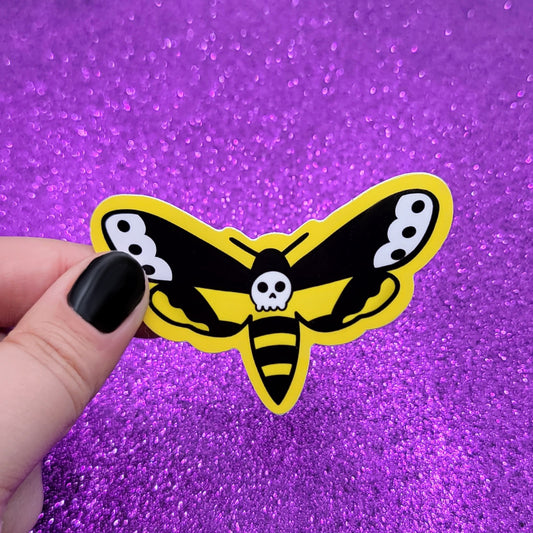 Death's Head Moth Sticker 2.5x3"