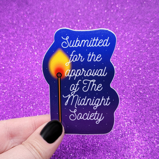 Midnight Society Sticker 2"x3"