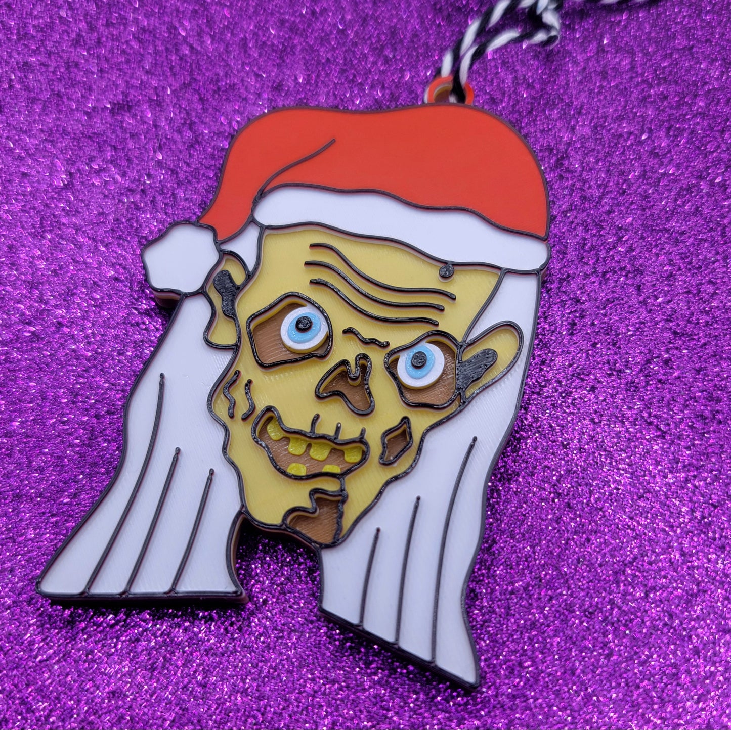 Cryptkeeper 3D Printed Spooky Christmas Ornament