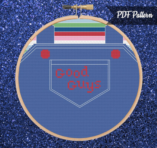 Good Guys Cross Stitch PDF Pattern - Instant Download