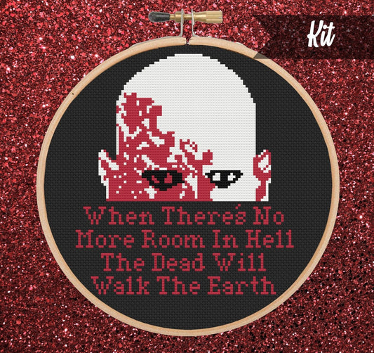 When There's No More Room In Hell Cross Stitch Kit