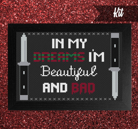 Beautiful and Bad Cross Stitch Kit