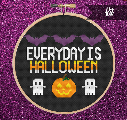 Everyday Is Halloween Cross Stitch Kit
