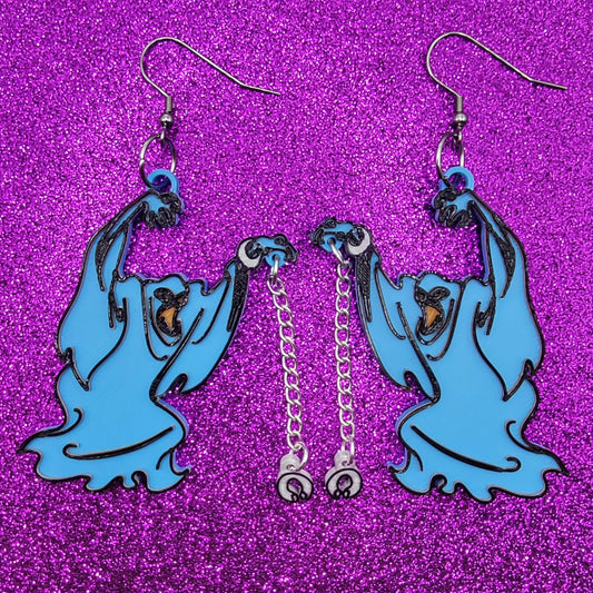 Phantom Shadow Statement Earrings 3D Printed