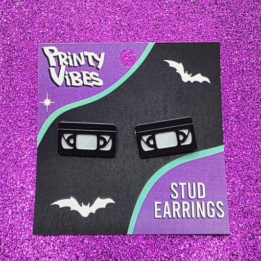VHS Tape Stud Earrings