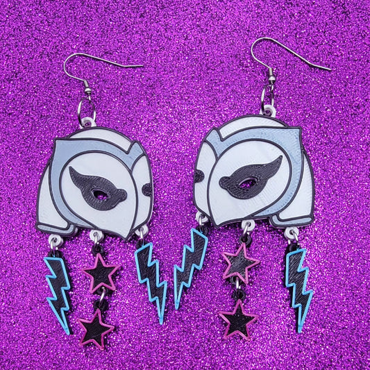 Phantom Of The Paradise Statement Earrings 3D Printed