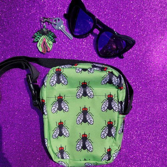 Green Fly Crossbody Bag
