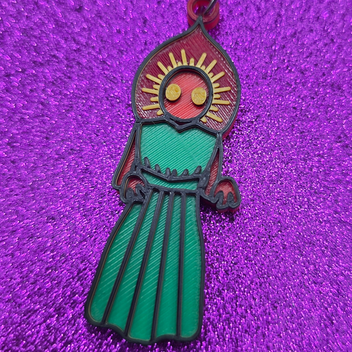 Flatwoods Monster Cryptid Statement Earrings 3D Printed