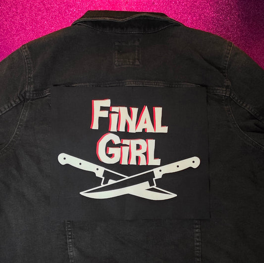 Final Girl Canvas Back Patch