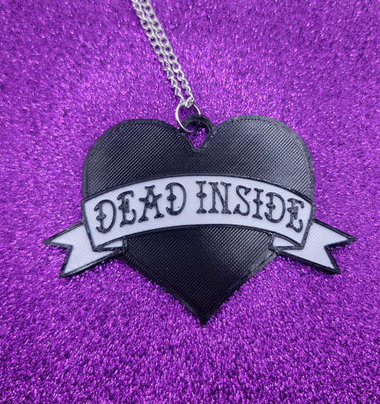 Dead Inside Statement Necklace