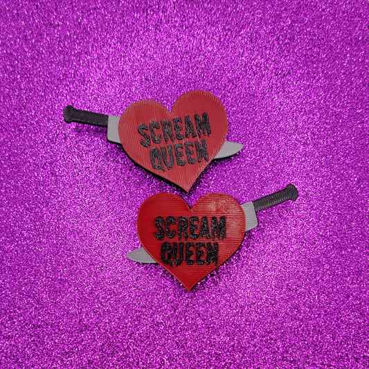 Scream Queen Horror Movie Hair Clips