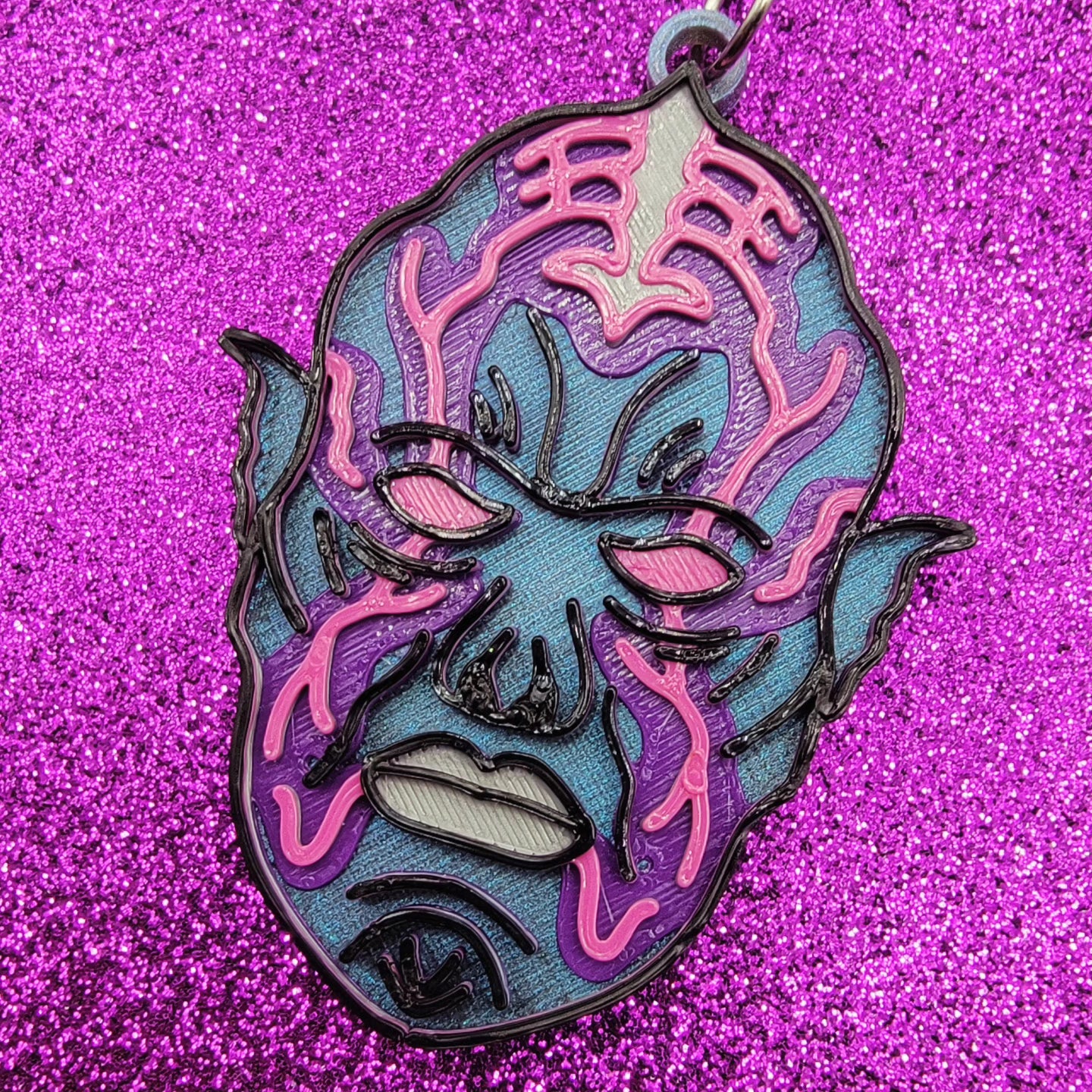PG Horror Movie Statement Earrings 3D Printed