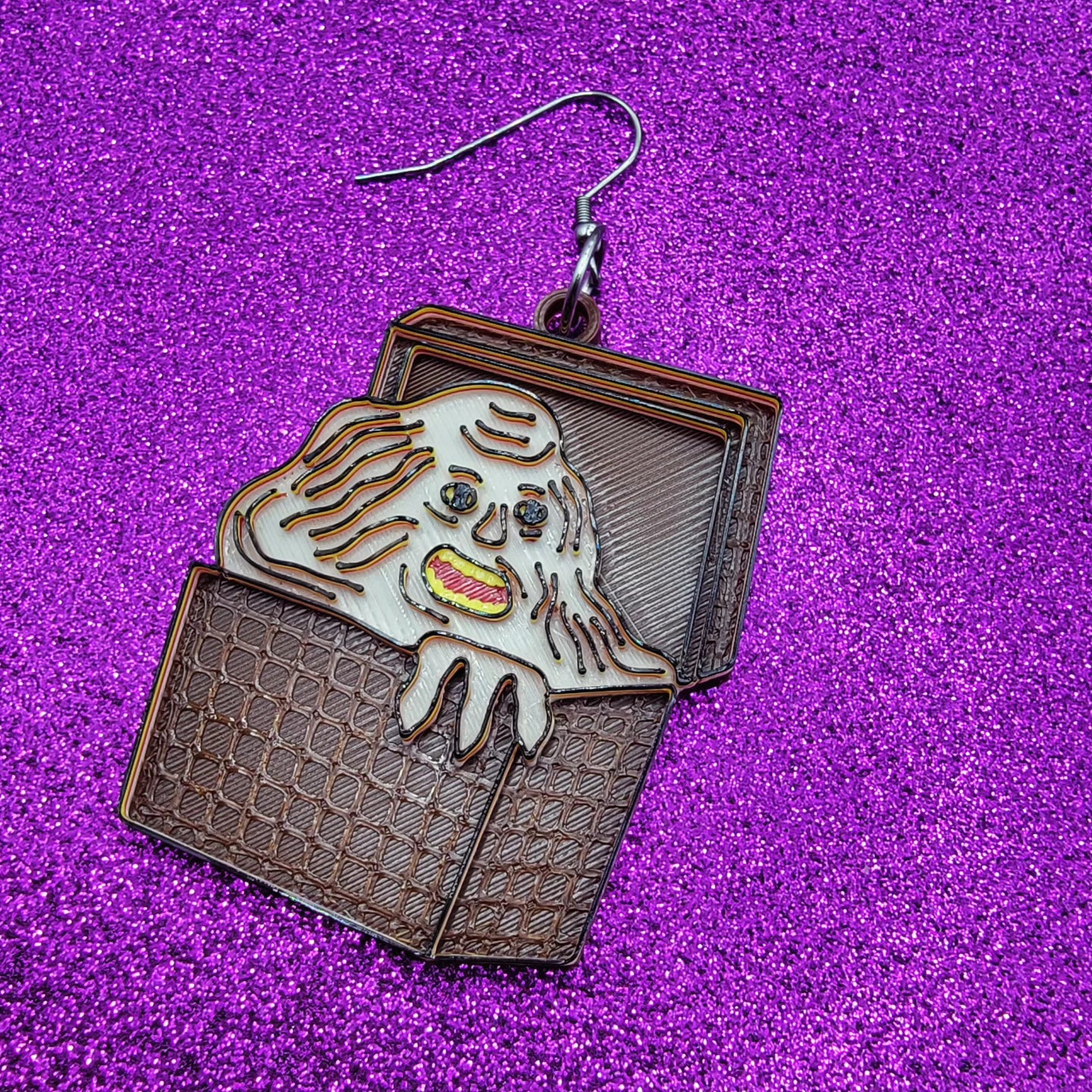 Belial Horror Movie Statement Earrings 3D Printed