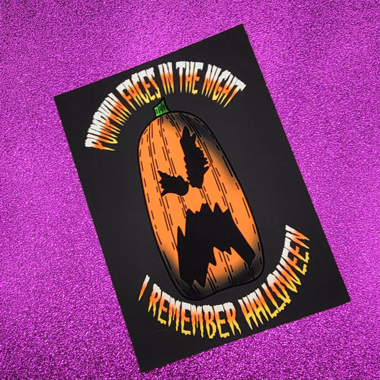 I Remember Halloween Art Print 5"x7"