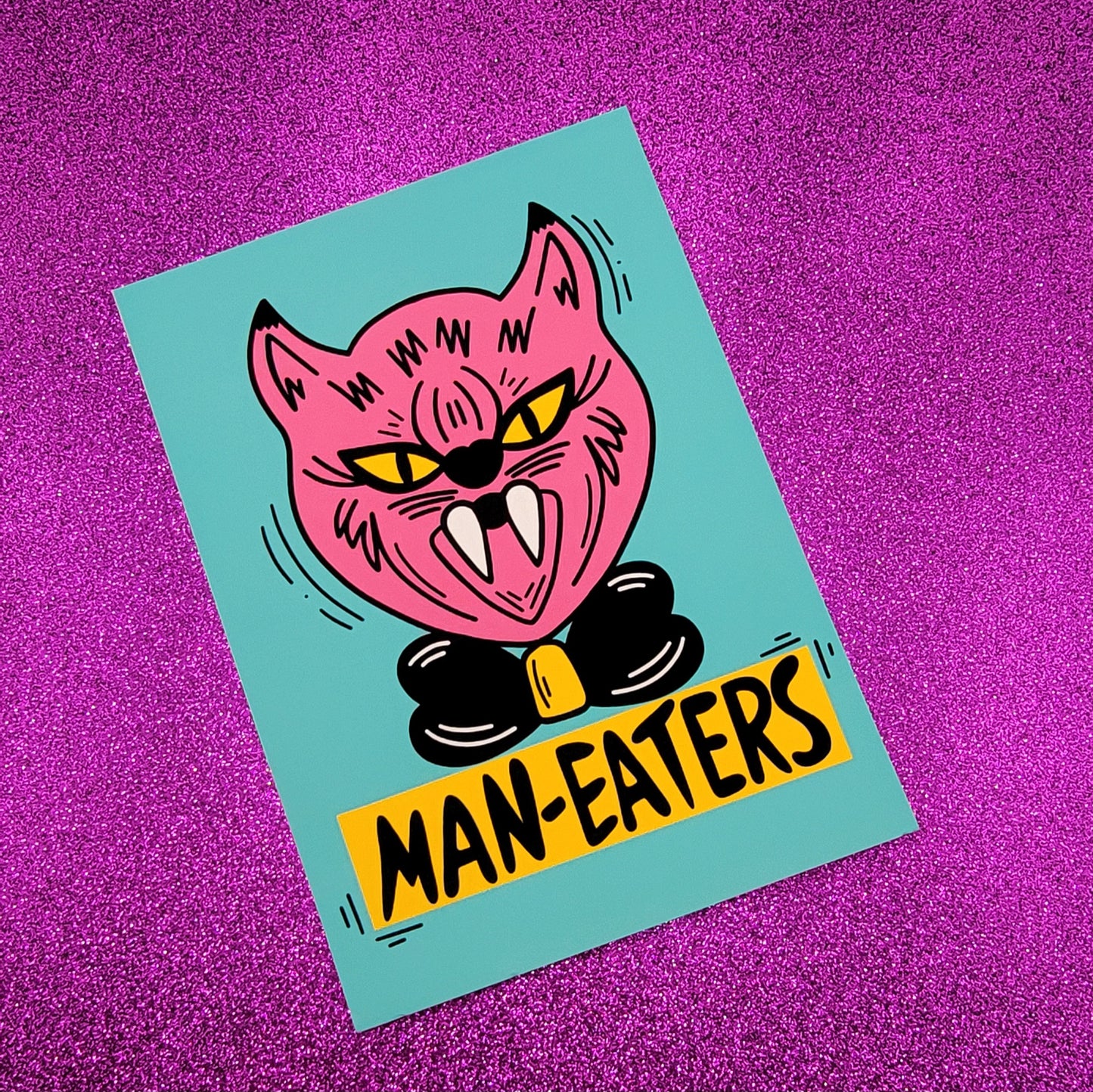 Man Eaters Art Print 5"x7"