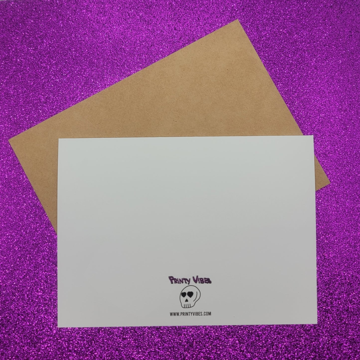 We'll Have Halloween On Christmas Greeting Card 5x7, Goth Christmas, Creepmas Card, Horror Holiday, Emo Christmas