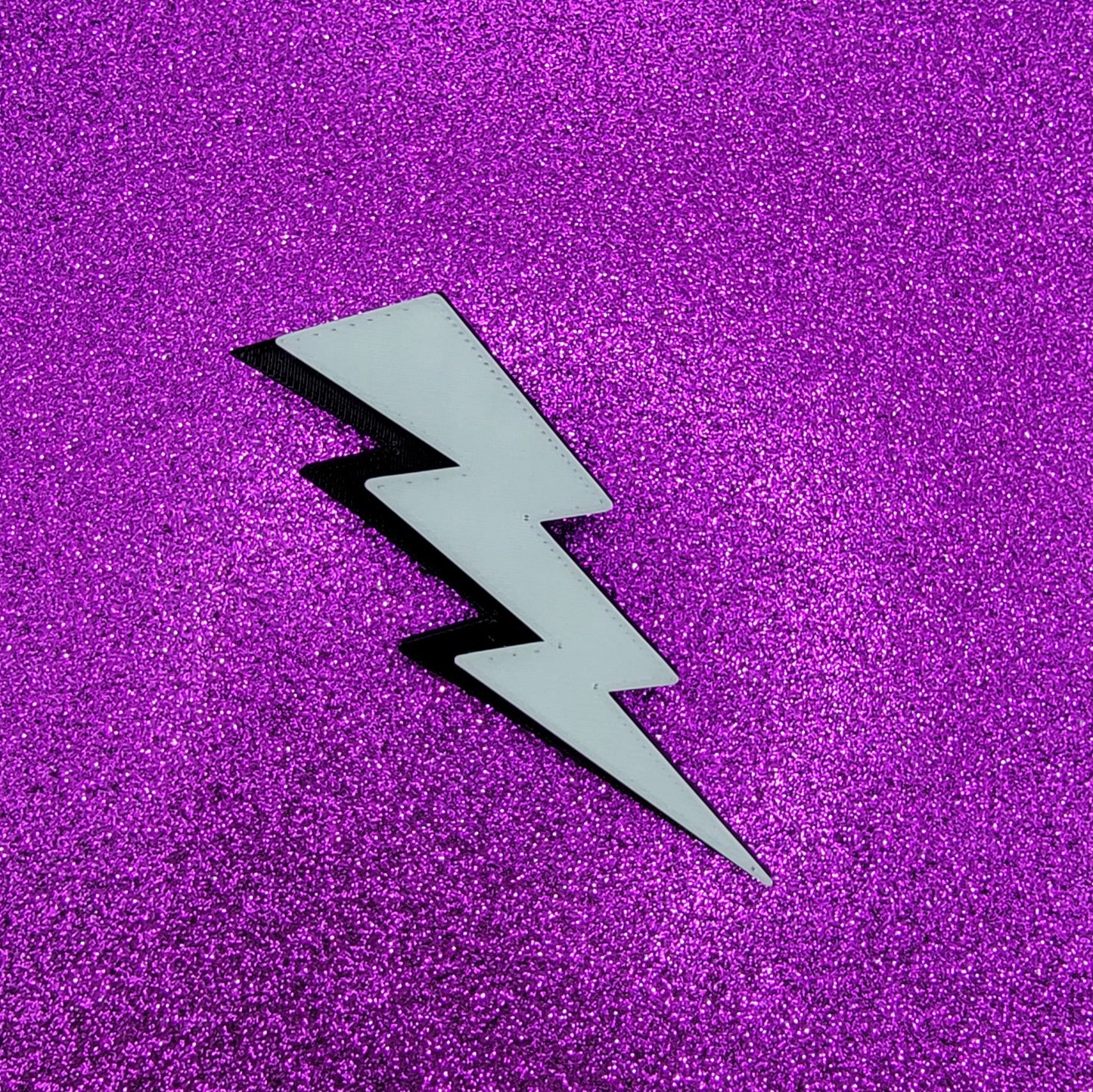 Glow In The Dark Lightning Bolt Horror Movie Hair Clips