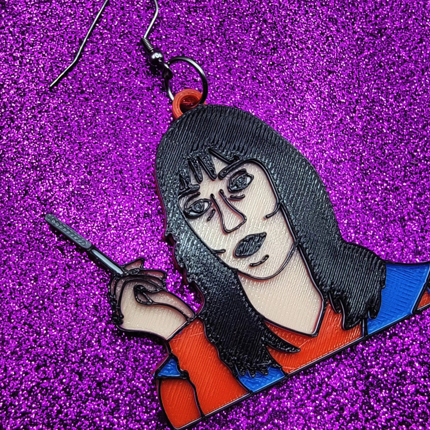 Wendy Statement Earrings 3D Printed