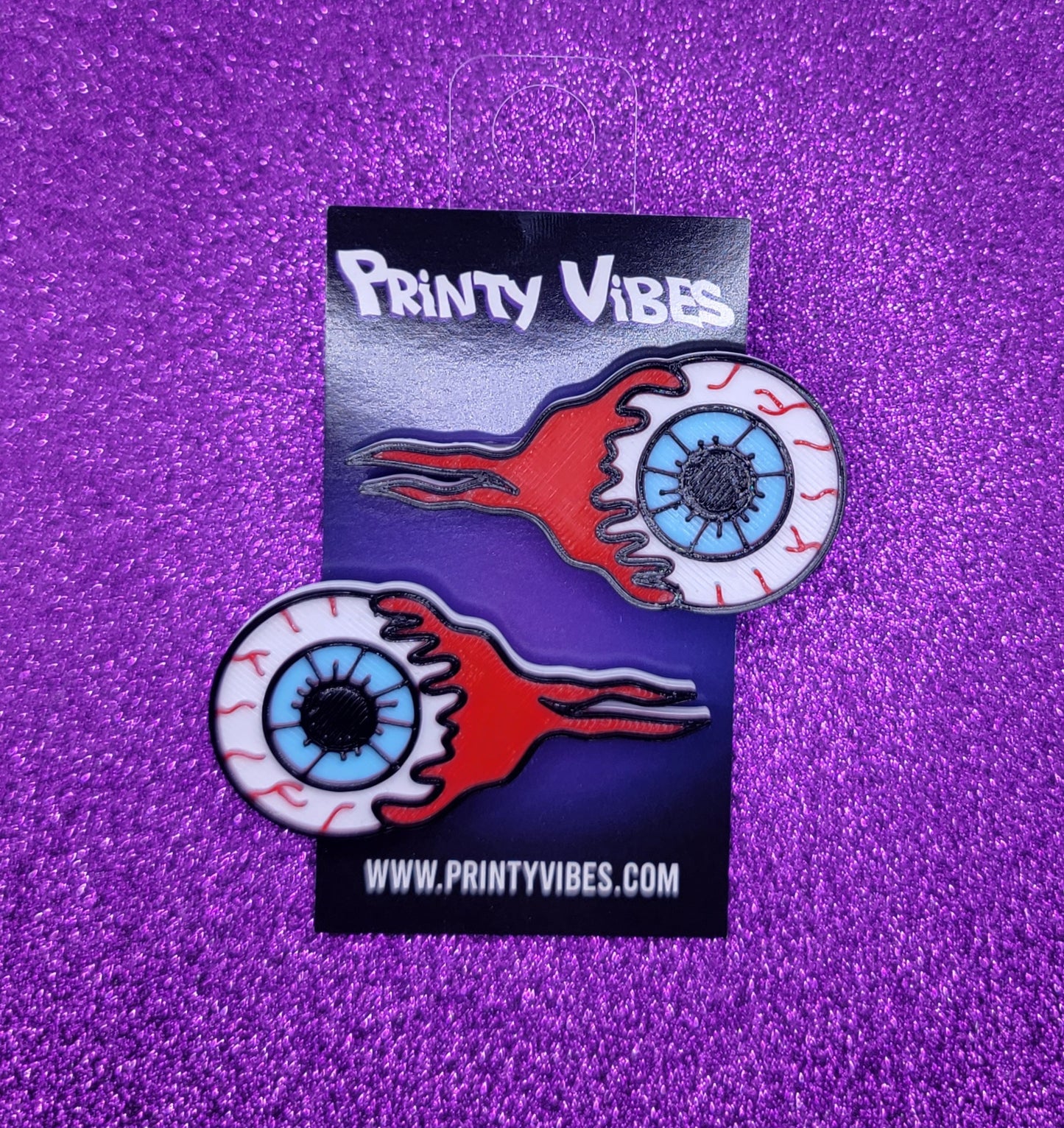 Eyeballs Halloween Hair Clips