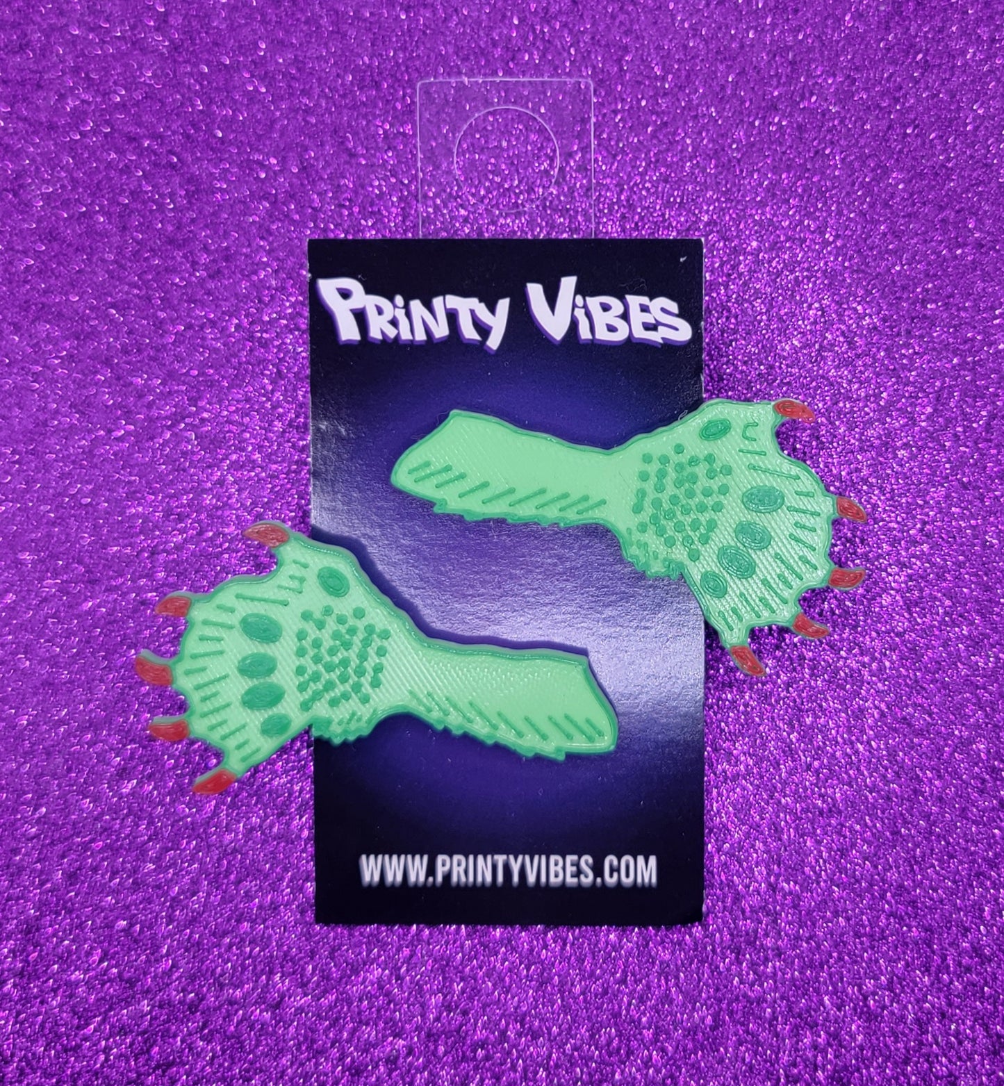 Creature Claws Horror Movie Hair Clips