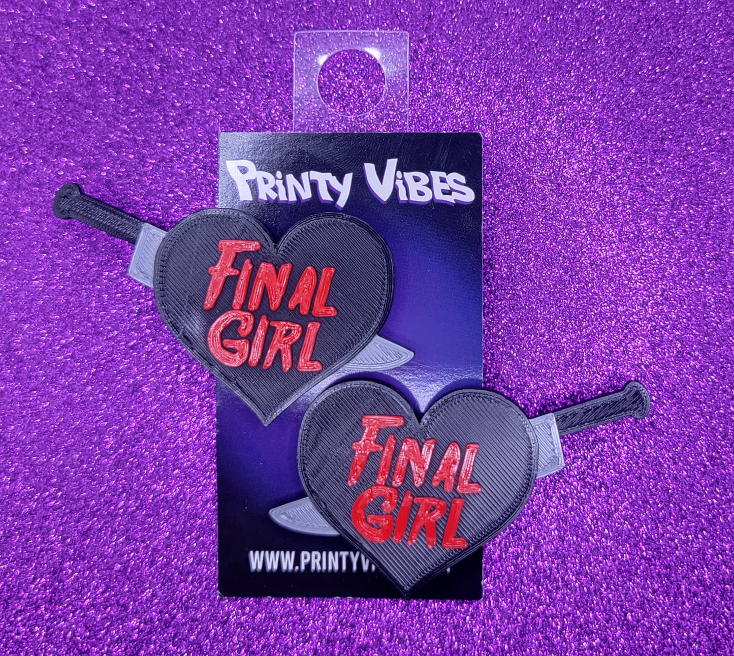 Final Girl Horror Movie Hair Clips