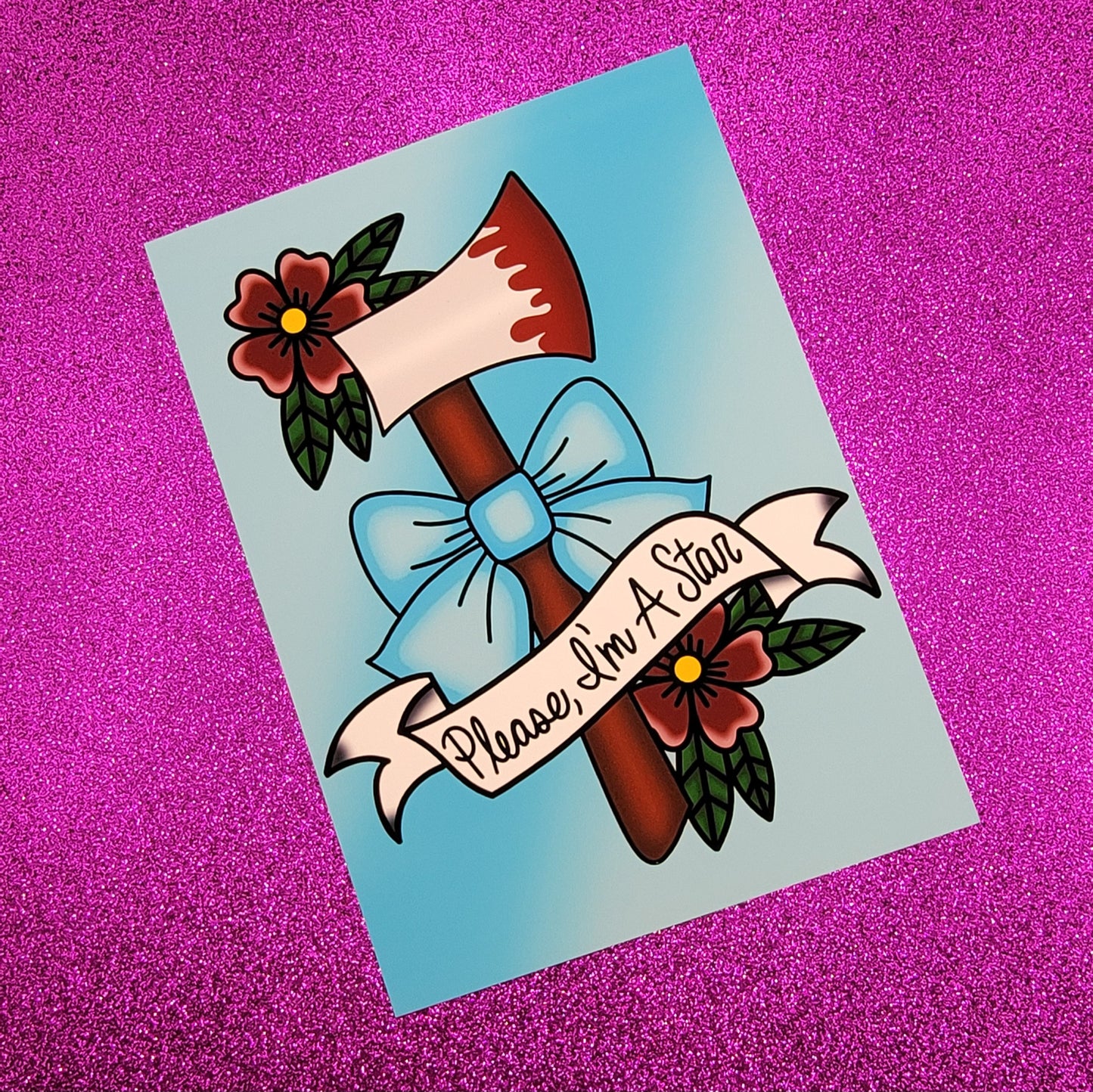 Please I'm A Star Pearl Horror Movie Art Print 5"x7"