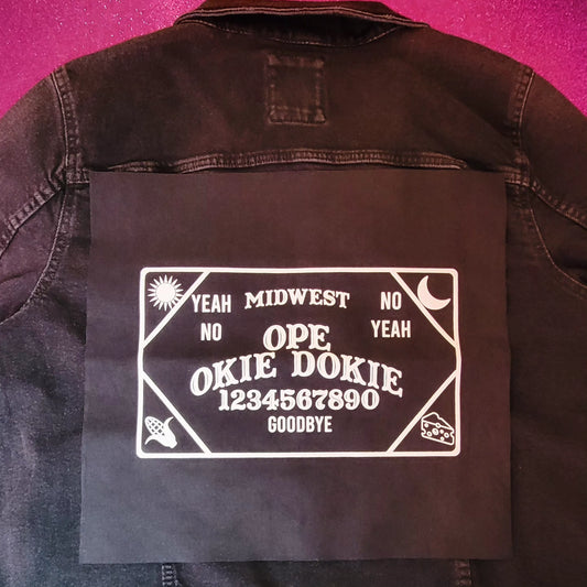 Midwest Ouija Board Canvas Back Patch