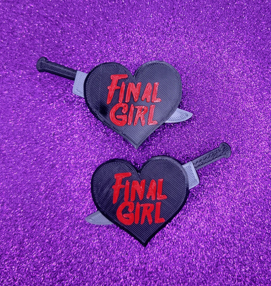 Final Girl Horror Movie Hair Clips