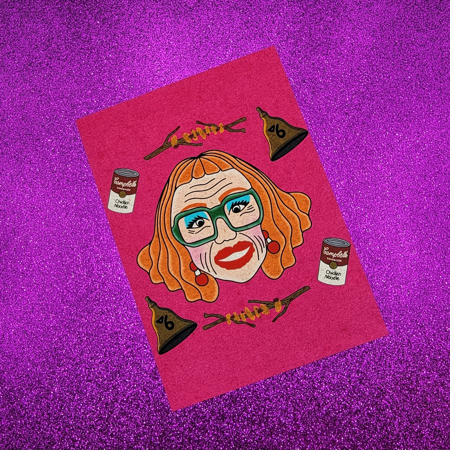 Aunt Gladys Art Print 5"x7"