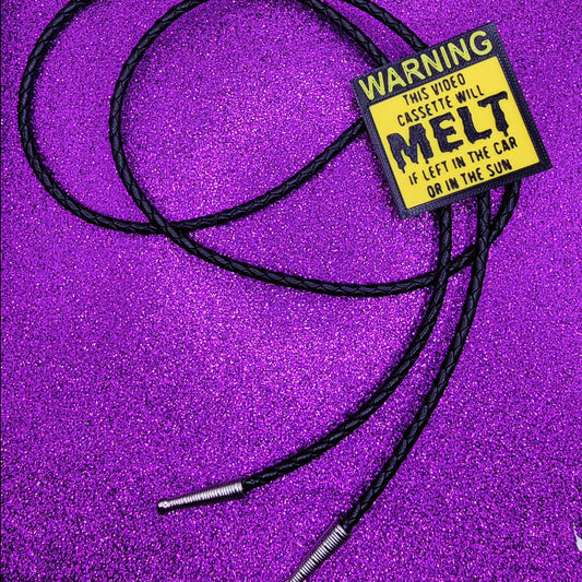 VHS Melt Sticker Bolo Tie