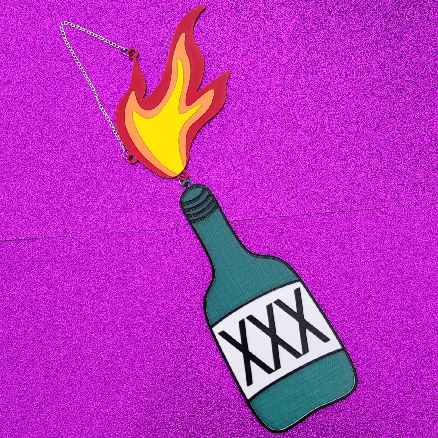 Molotov Cocktail Wall Hanging