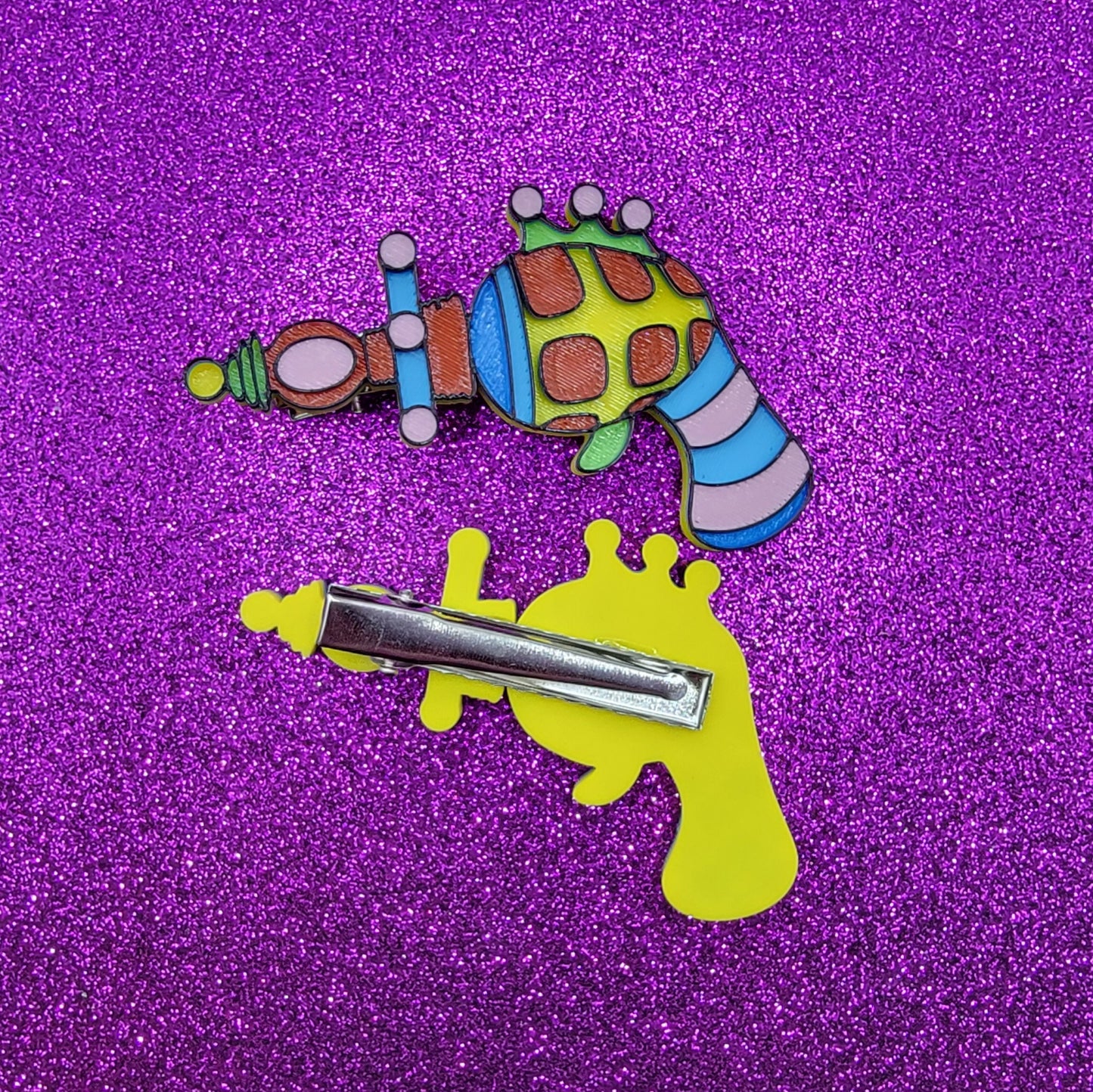 Klown Raygun Hair Clips