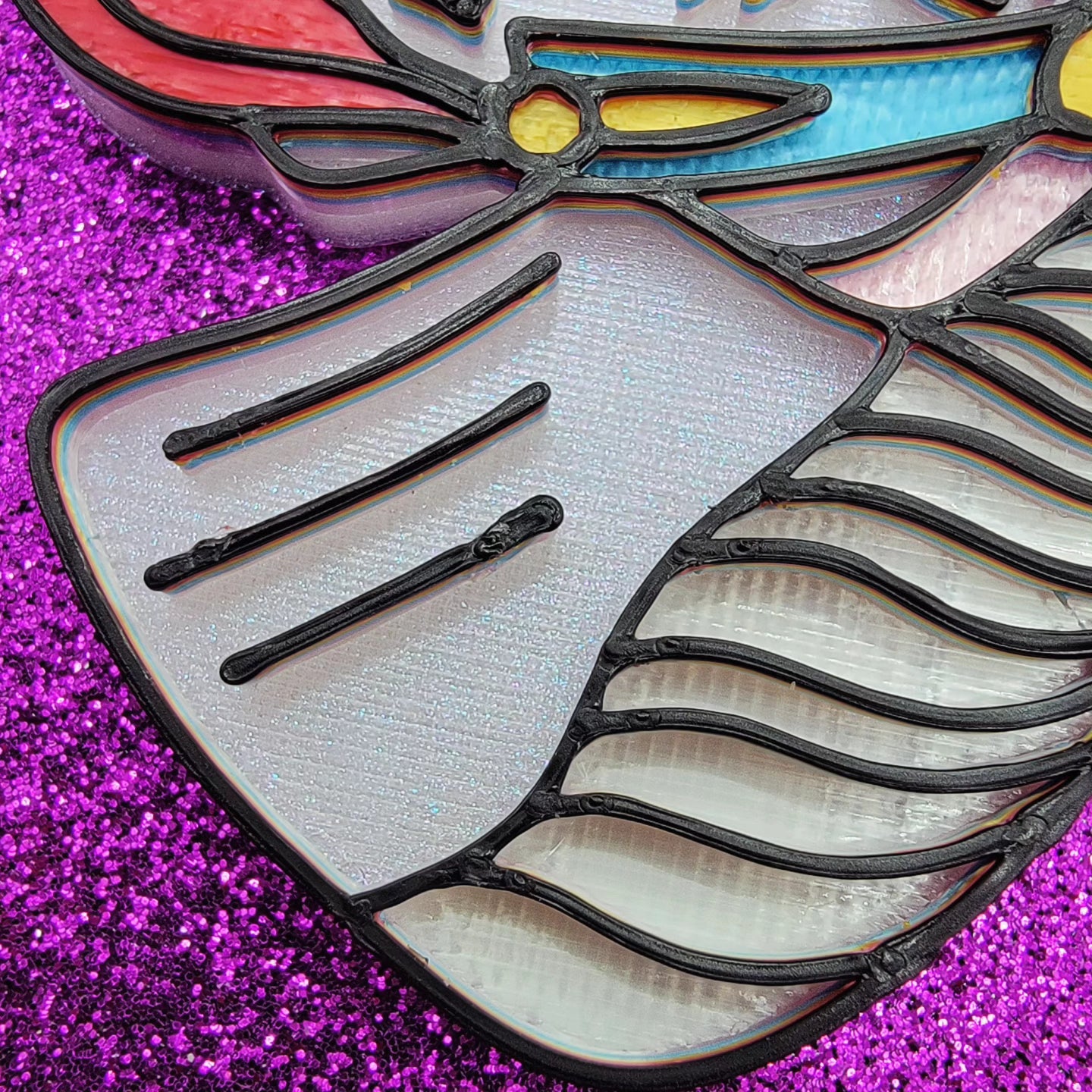 Rocking Horse Horror Movie Statement Earrings 3D Printed