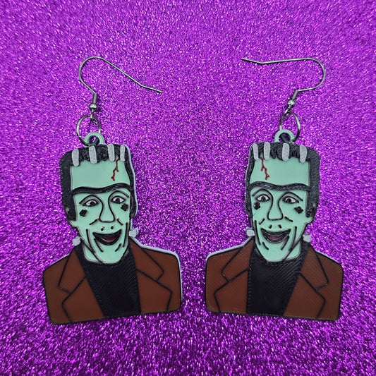 Herman Statement Earrings 3D Printed