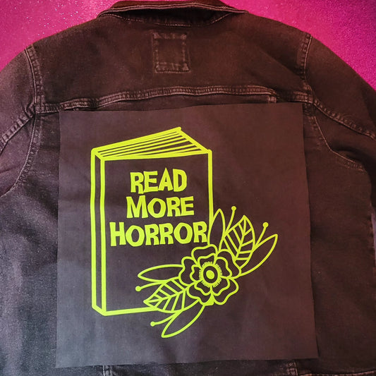 Read More Horror Canvas Back Patch