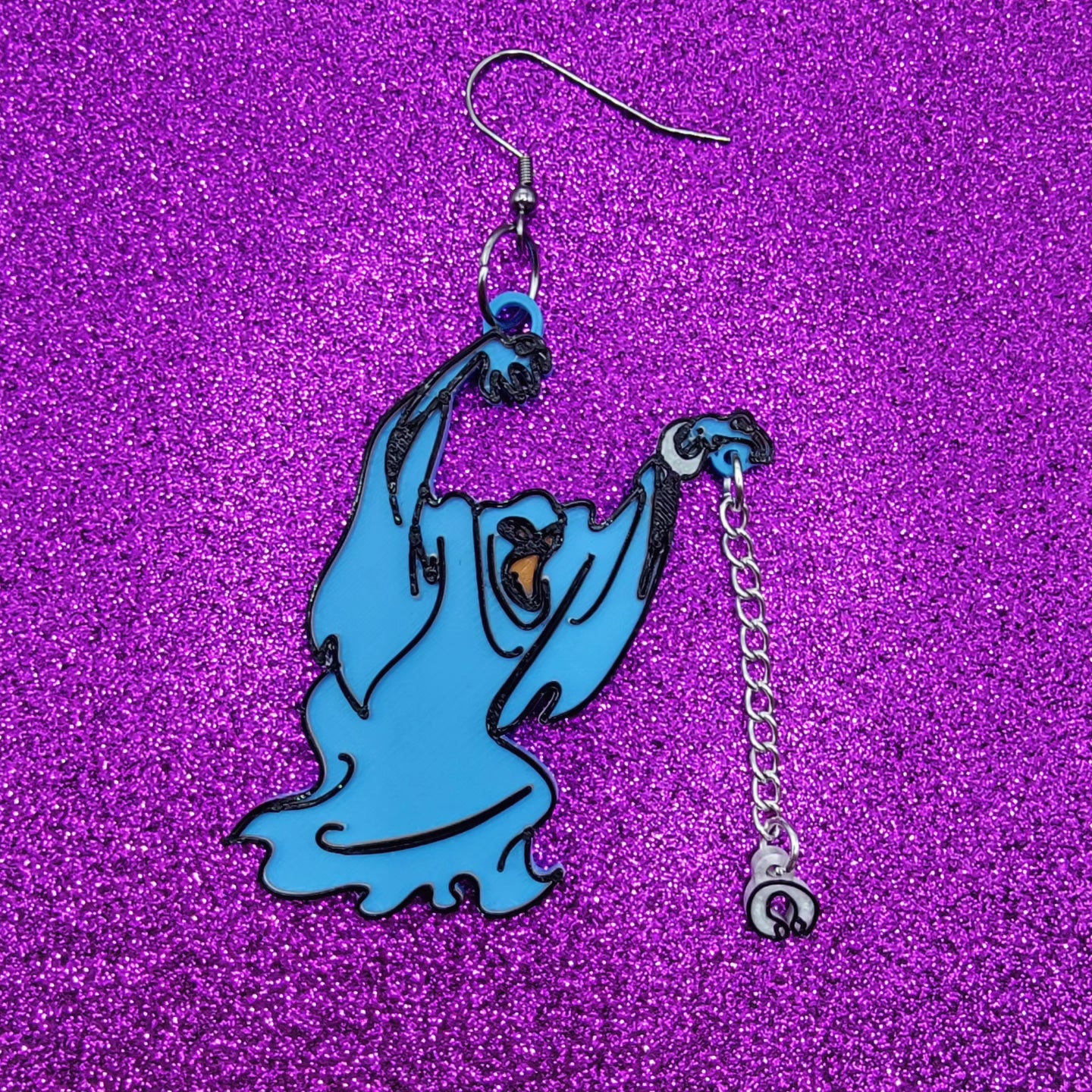 Phantom Shadow Statement Earrings 3D Printed