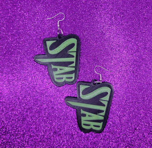 Based On The Novel Statement Earrings 3D Printed