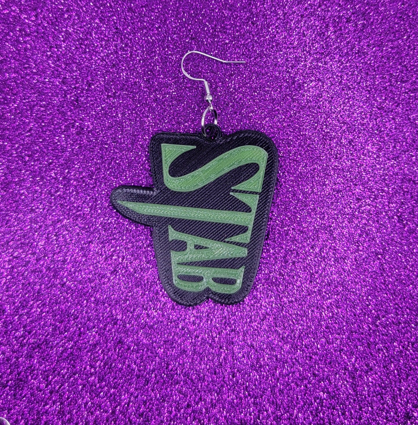 Based On The Novel Statement Earrings 3D Printed