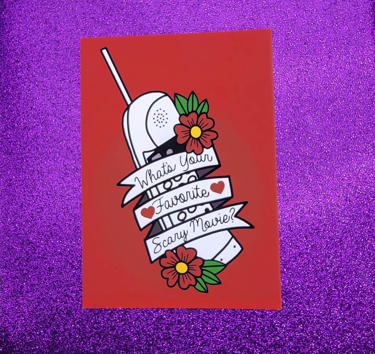 What's Your Favorite Scary Movie Horror Movie Art Print 5"x7"