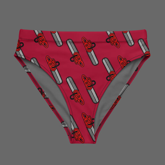 Chainsaw High-Waisted Bikini Bottom
