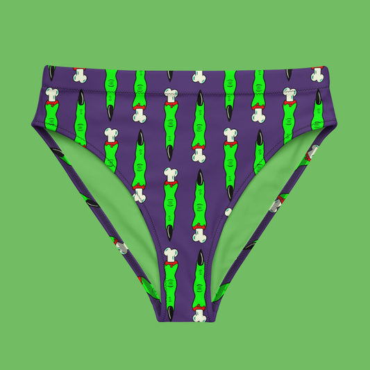 Witch Finger high-waisted bikini bottom