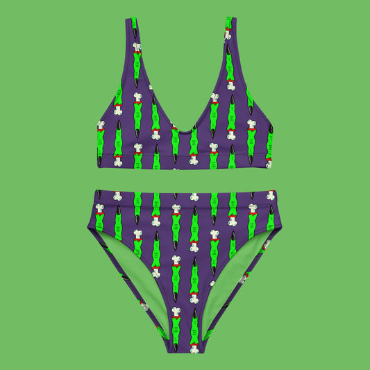 Witch Finger high-waisted bikini