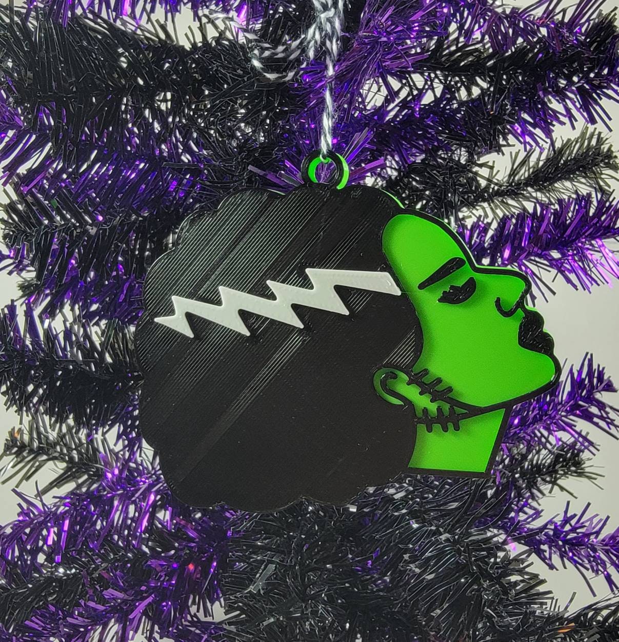 Bride 3D Printed Spooky Christmas Ornament