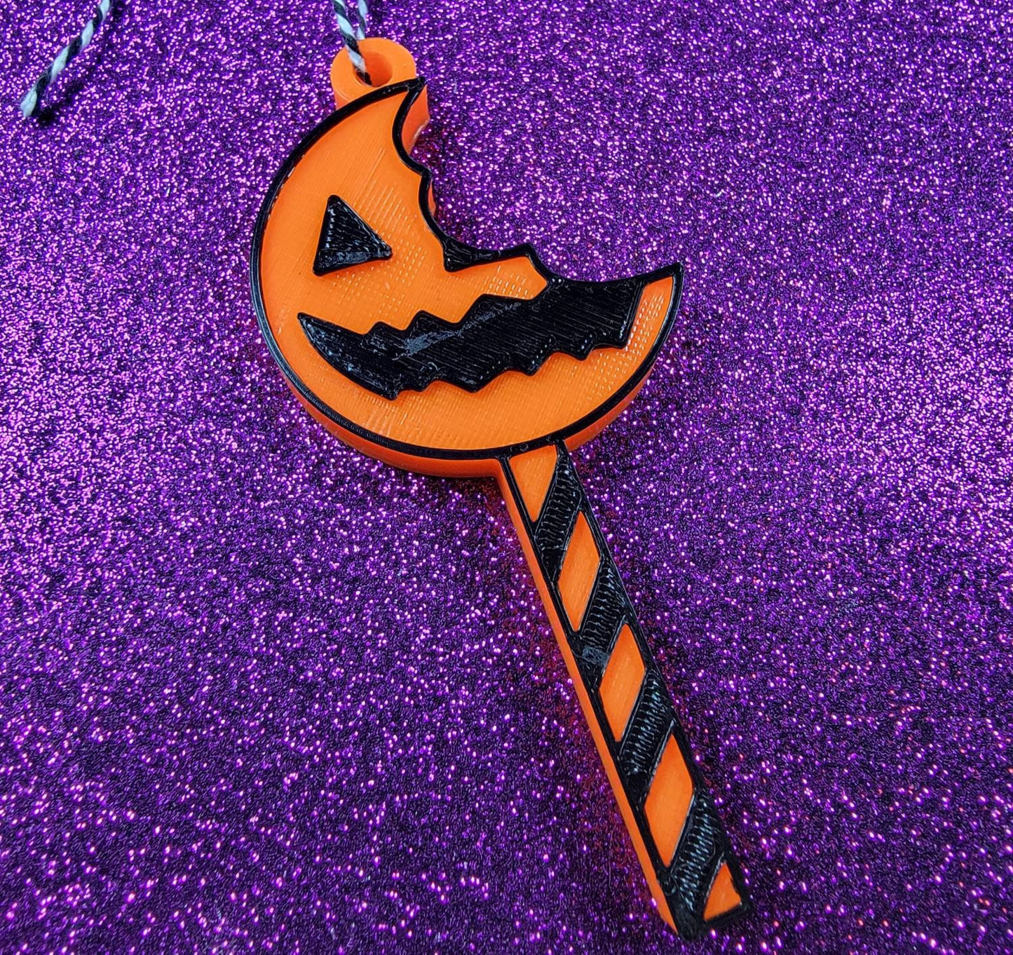 Halloween Lollipop 3D Printed Spooky Christmas Ornament
