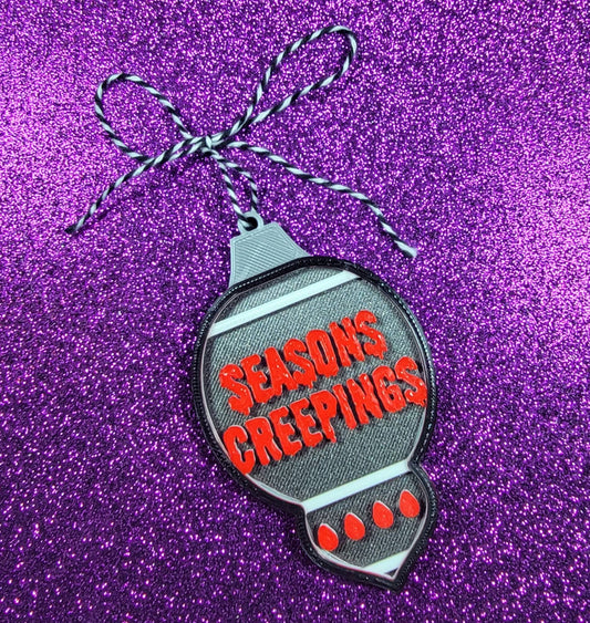 Seasons Creepings 3D Printed Spooky Christmas Ornament